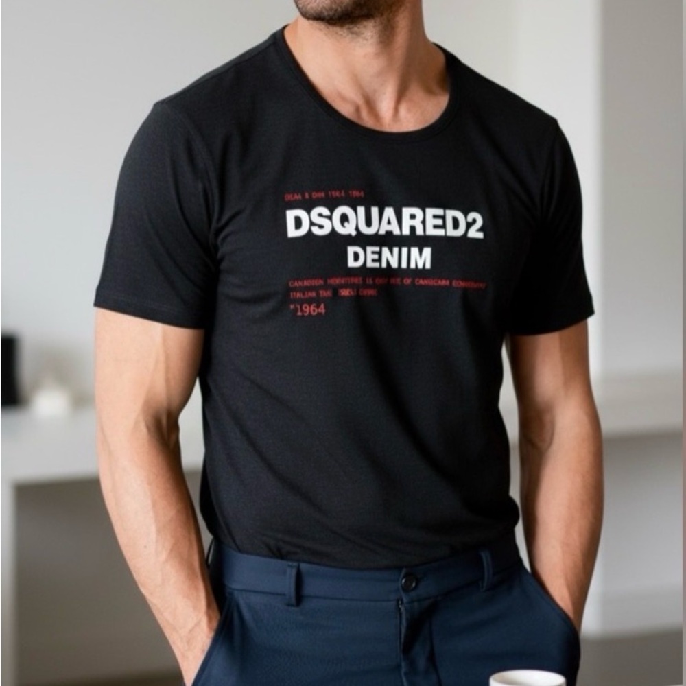 Desqured2  Mens T Shirt Made in Italy
